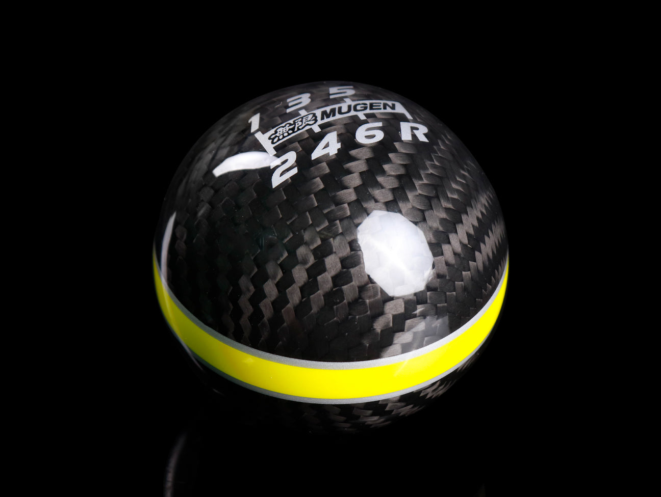 Mugen Shift Knob - 6-speed Carbon Fiber Spherical