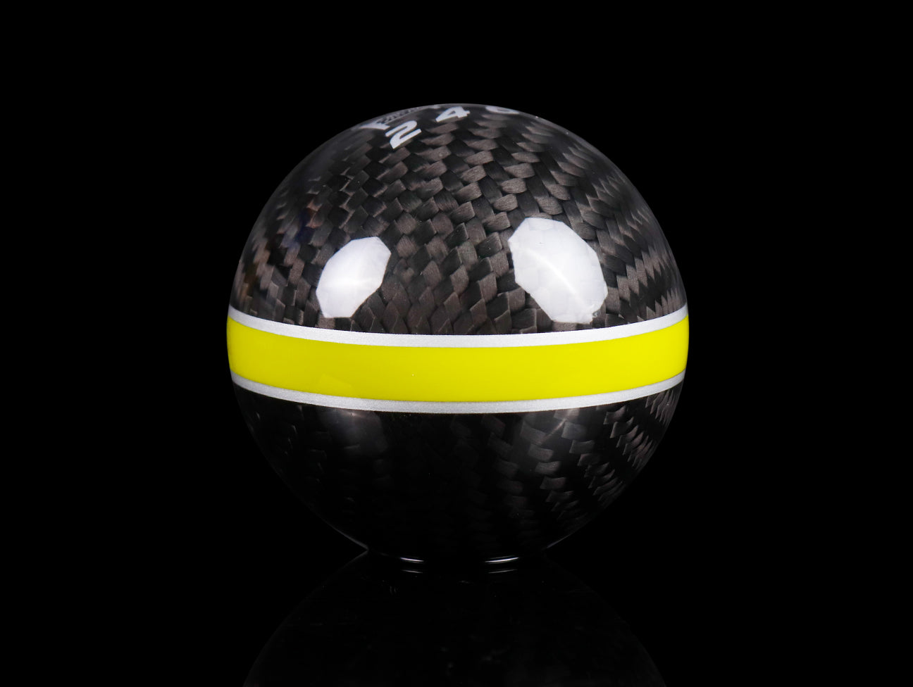 Mugen Shift Knob - 6-speed Carbon Fiber Spherical