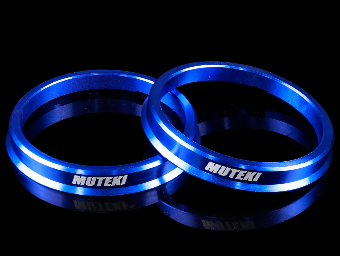 Muteki Hub Ring Set - Blue Anodized