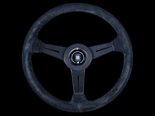 Nardi Classic 340mm Steering Wheel - Black Suede / Black Stitch