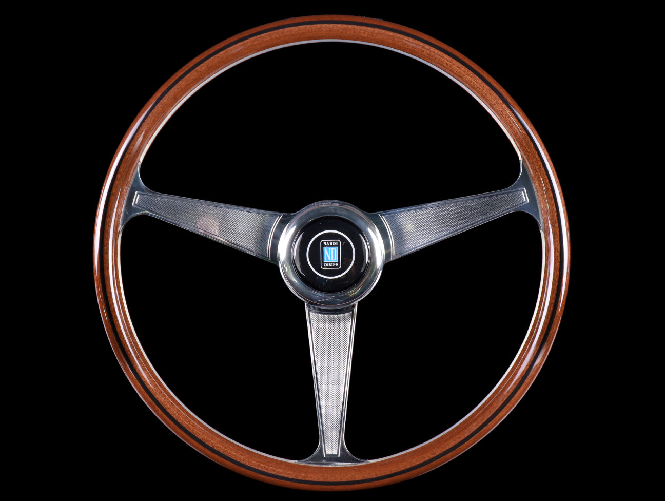 Nardi Classic Wood Anni 60 Steering Wheel w/Polished Spokes