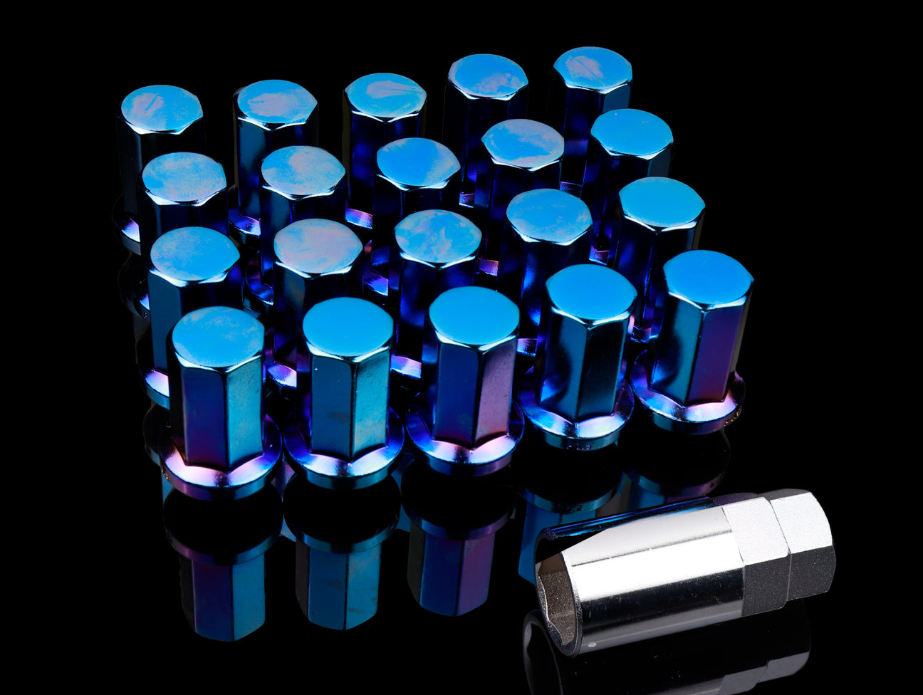 Project Kics Heptagon Caliber 24 Lug Nut Set