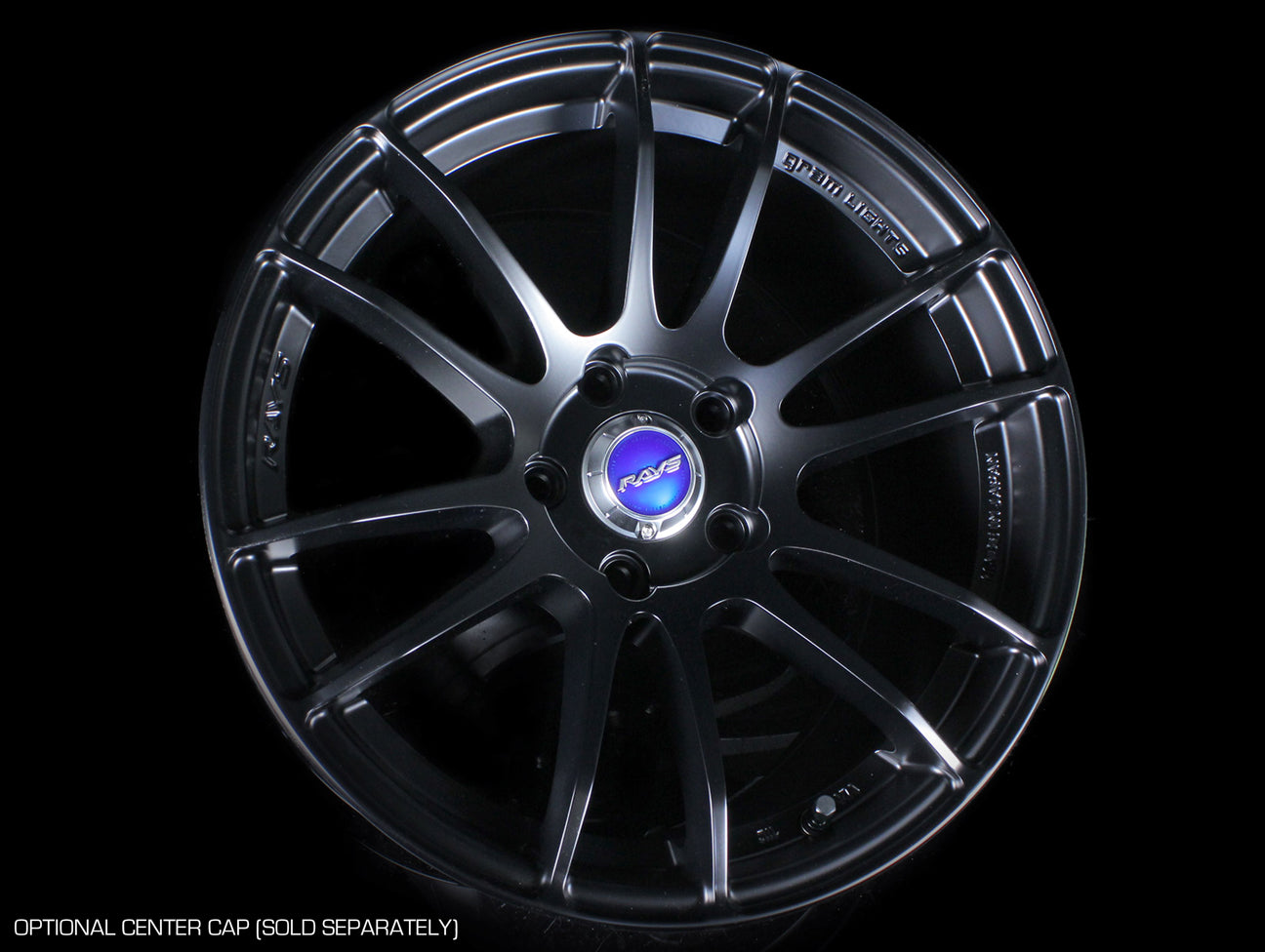 Rays Gram Lights 57 XTREME Wheels - Semi Gloss Black 18x9.5 / 5x114 / +22