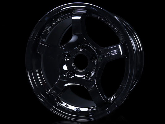 Rays Gram Lights 57CR Wheels - Gloss Black 15x8 / 5x114 / +35