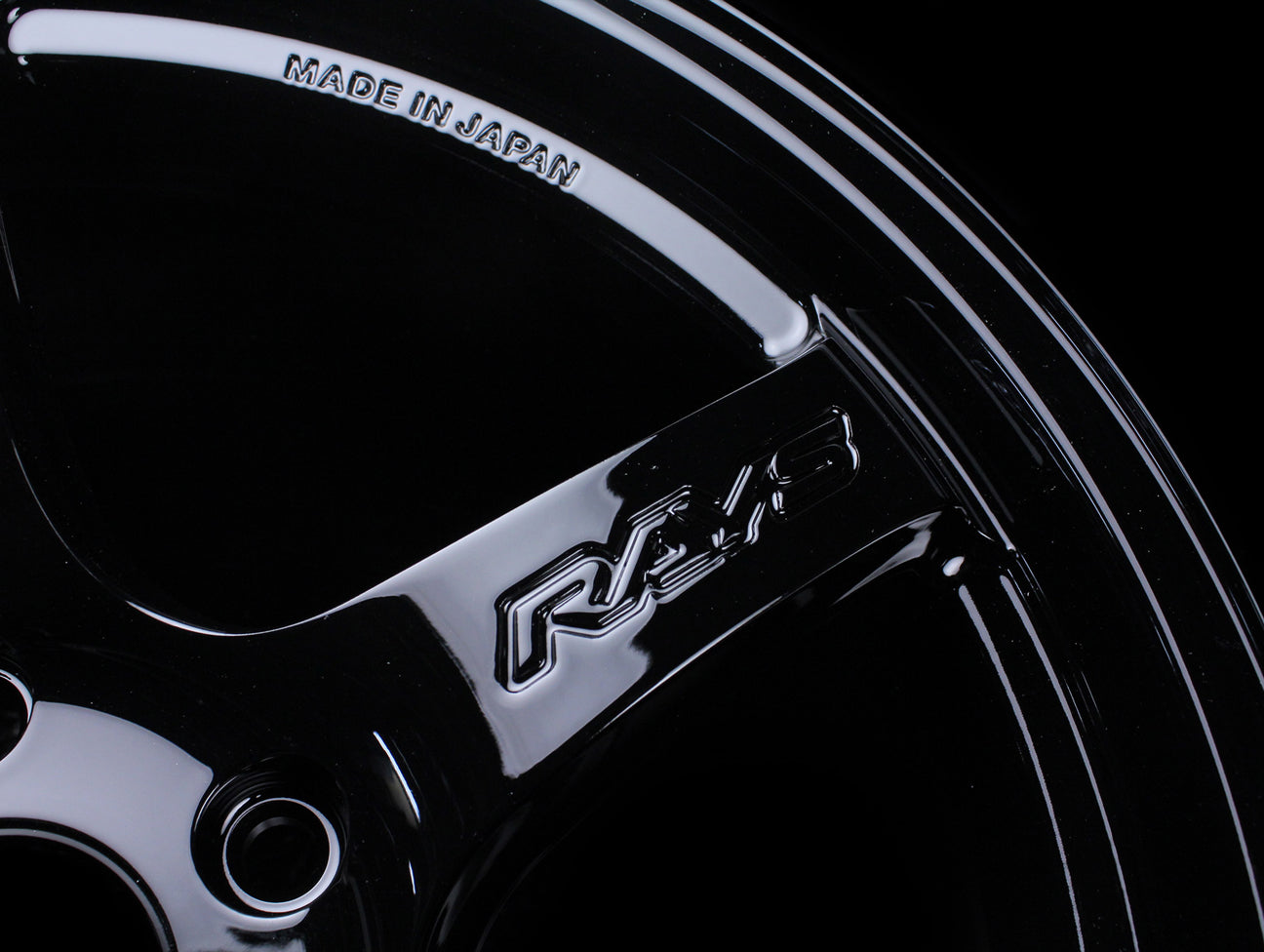 Rays Gram Lights 57CR Wheels - Gloss Black 15x8 / 5x114 / +35