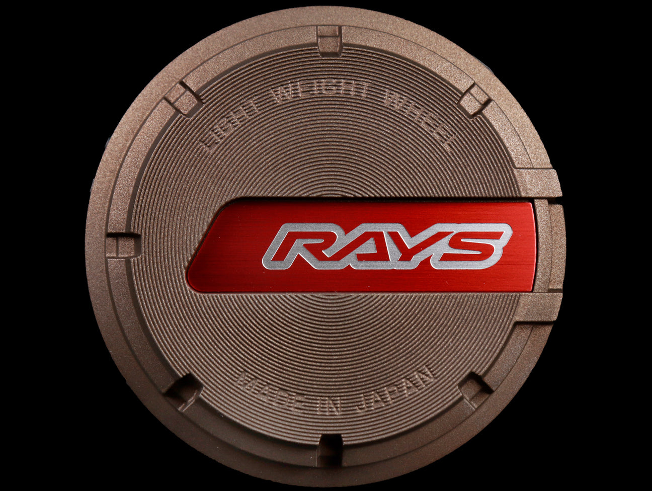 Rays Gram Lights GL Center Cap - Red / Bronze