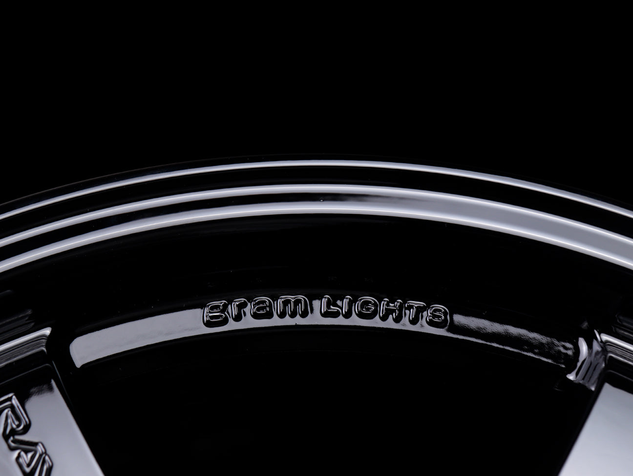 Rays Gram Lights 57DR Wheels - Gloss Black 17x9 / 5x114.3 / +38