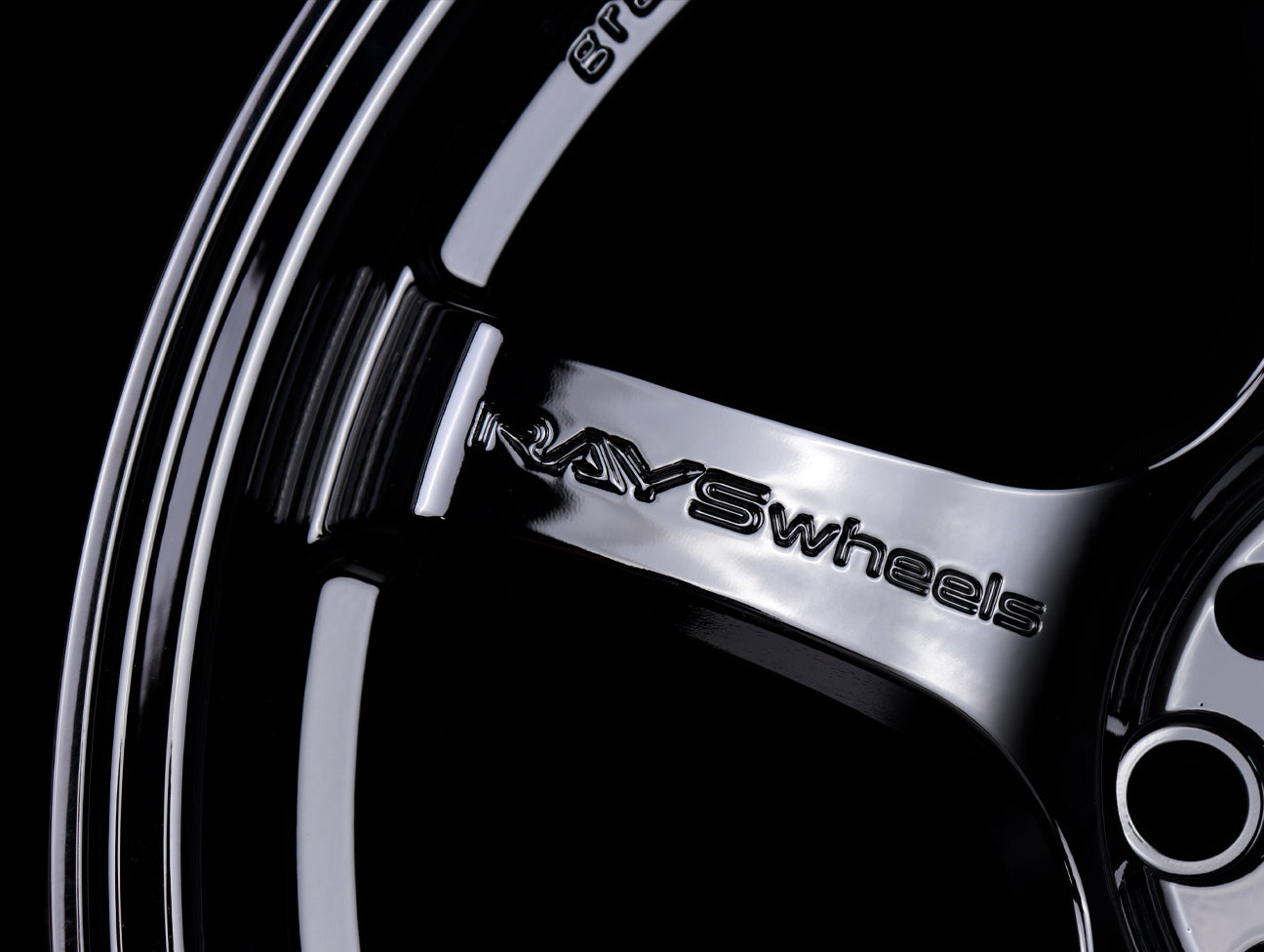 Rays Gram Lights 57DR Wheels - Gloss Black 17x9 / 5x114.3 / +38