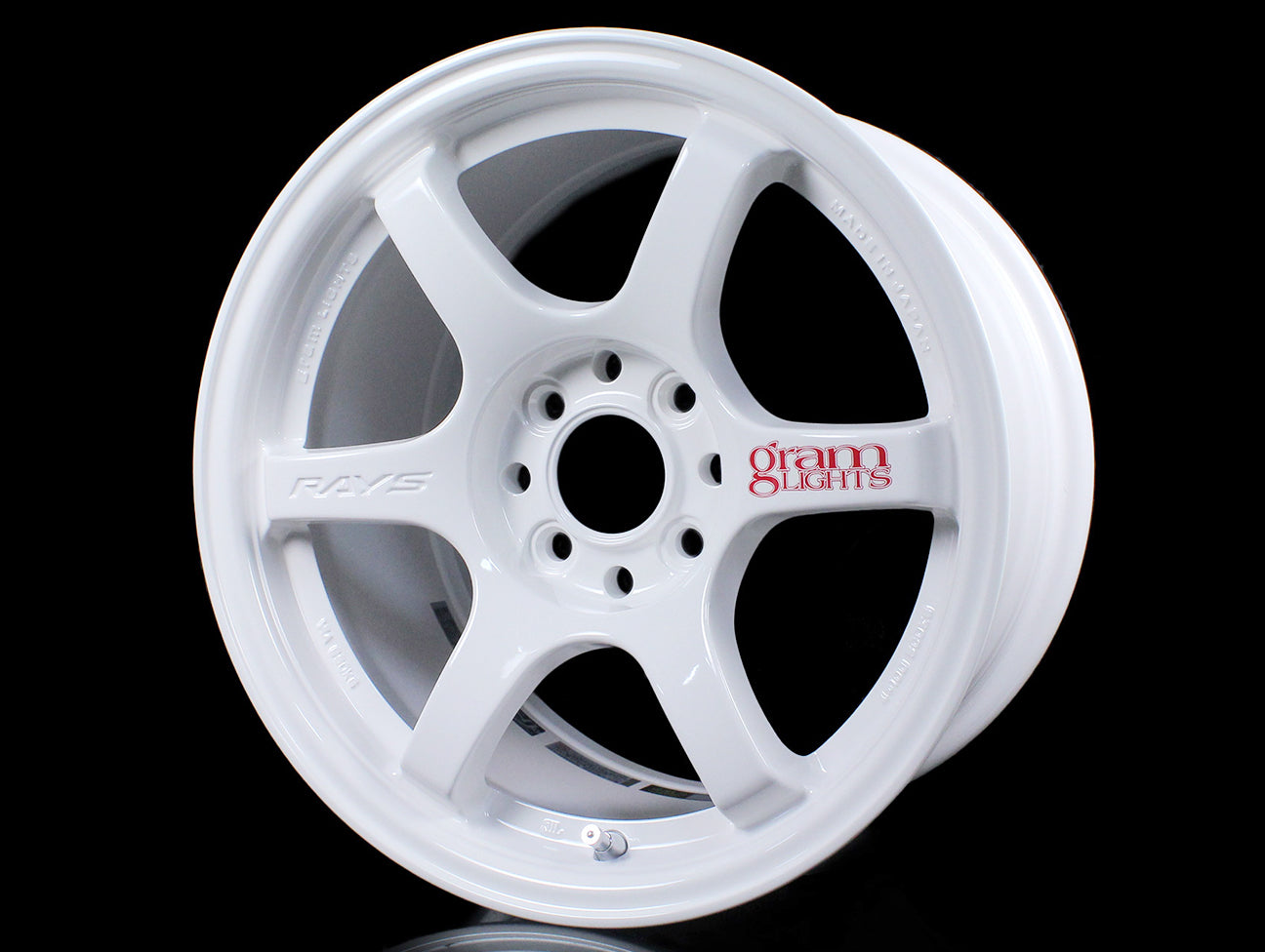 Rays Gram Lights 57DR Wheels - Champ White 15x8 / 4x100 / +35 - JHPUSA