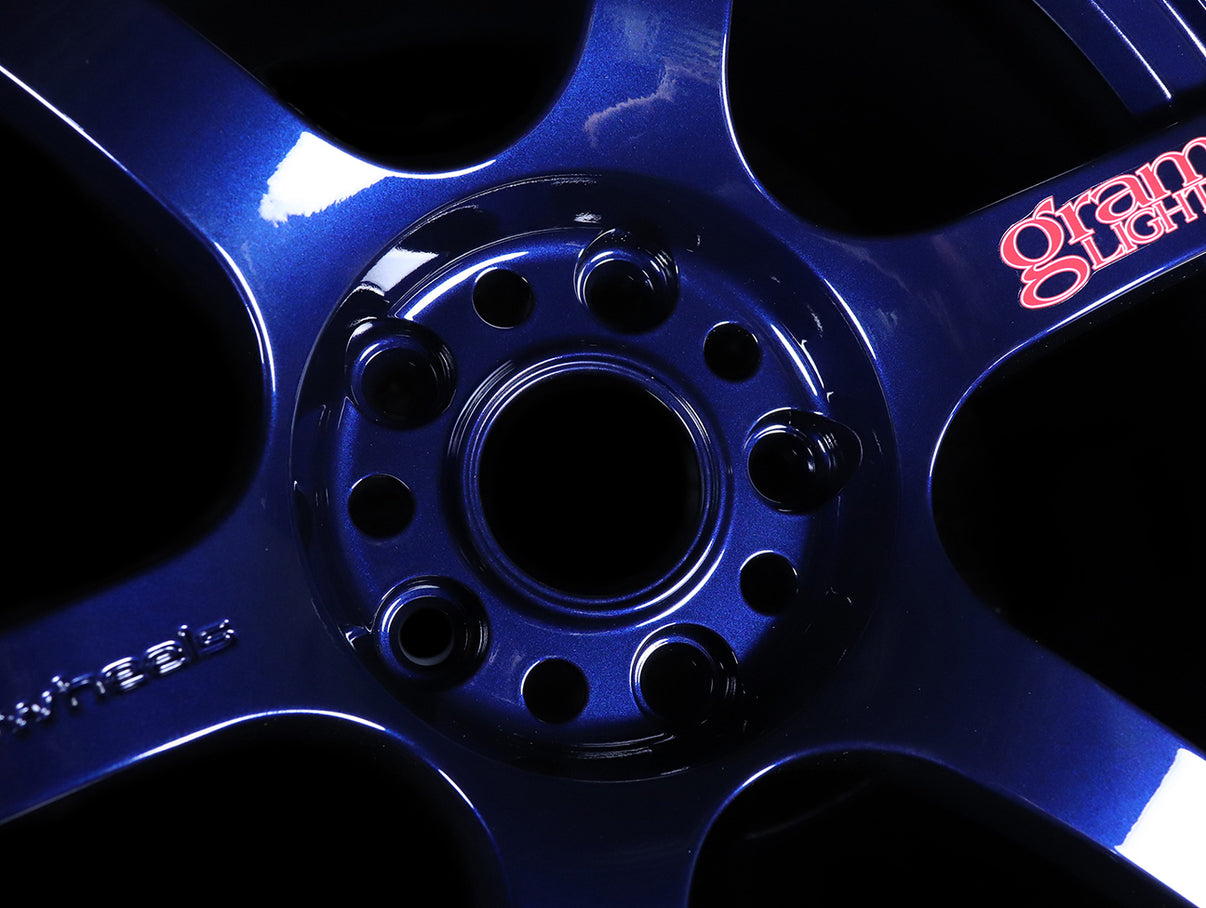 Gram Lights 57DR 18x9.5 +22 5x114.3 Eternal Blue Pearl main image 0