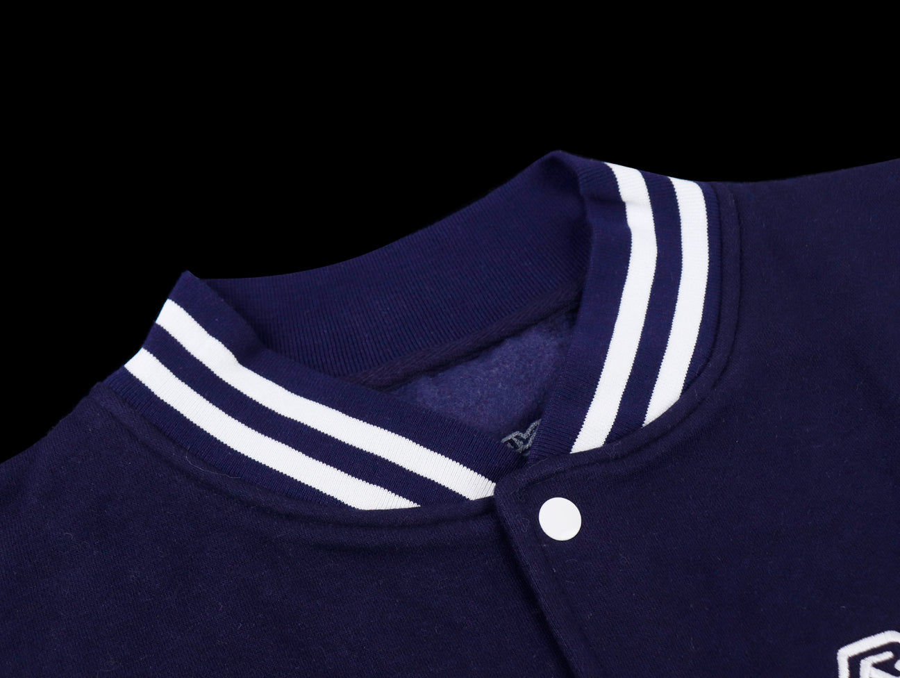 Rays The Concept is Racing Varsity Jacket - Oxford Navy / White