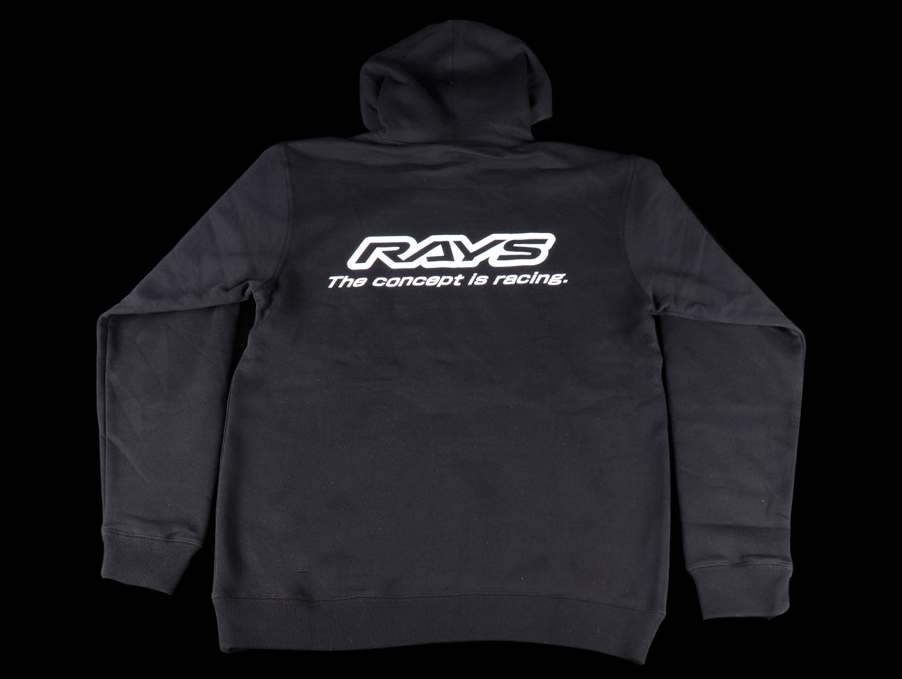 Rays The Concept Is Racing Pull Over Hoodie - Black - JHPUSA