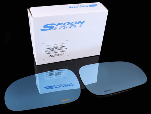 Spoon Blue Wide Side Mirror Set - 92-95 Civic (EG6)
