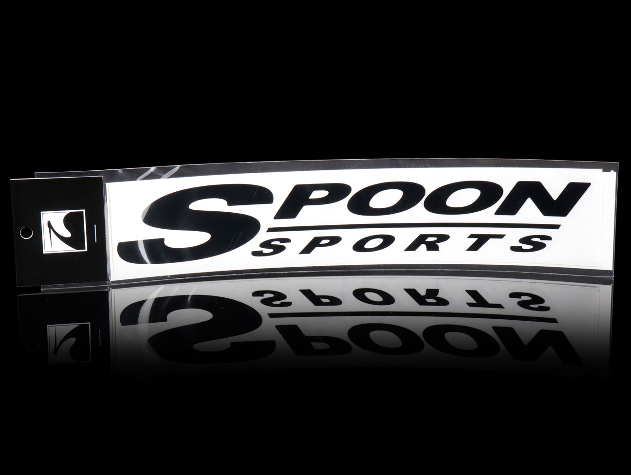 Go Tuning Unlimited Spoon Team Sticker - Accessories White 300mm Go Tuning Unlimited Spoon Team Sticker - Accessories White 300mm