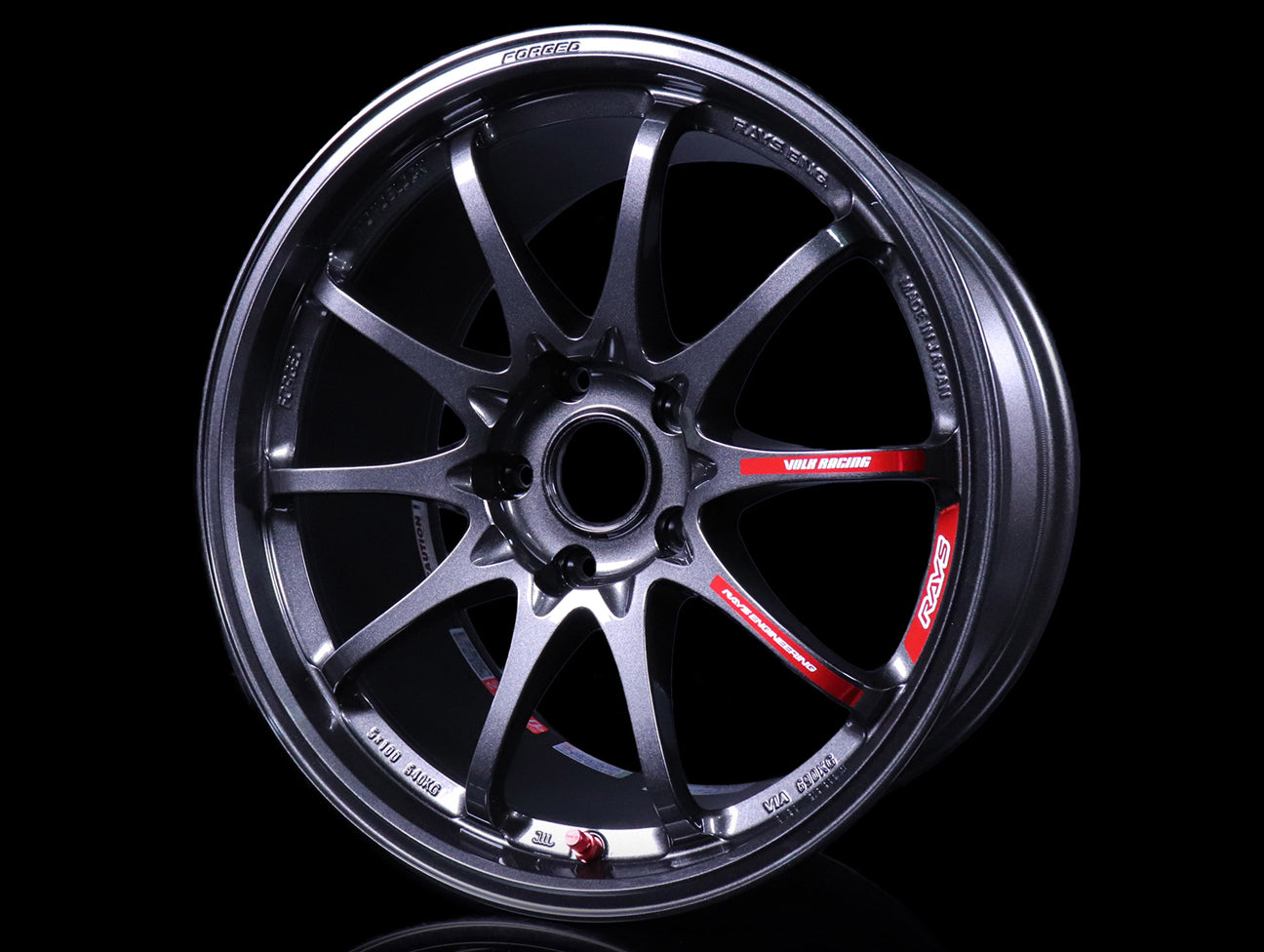 Volk Racing CE28CR II Black Edition Wheels - Diamond Dark Gunmetal 18x9.5 / 5x114 / +35