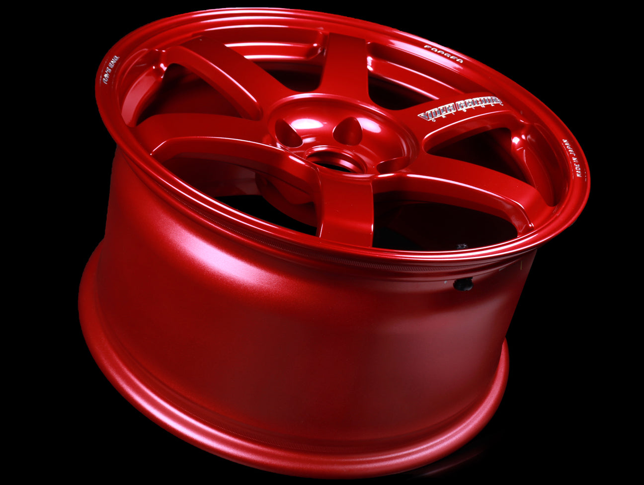 Volk Racing TE37 Saga Wheels - Hyper Red / 18x9.5 / 5x120 / +36