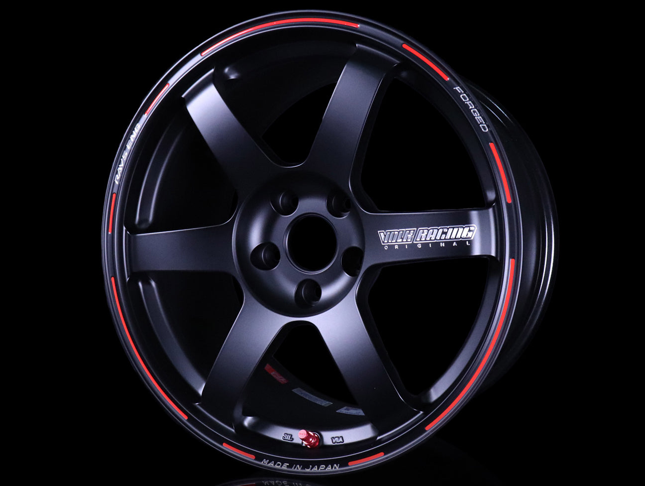 Volk Racing TE37 Saga Time Attack Edition - Matte Black / Redot 17x9.5 / 5x114 / +37
