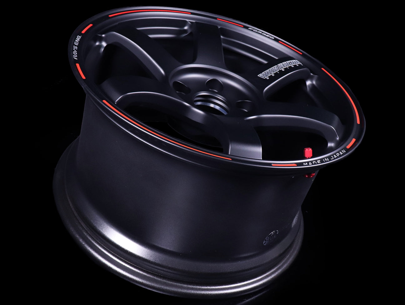 Volk Racing TE37 Saga Time Attack Edition - Matte Black / Redot 17x9.5 /  5x114 / +37 - JHPUSA