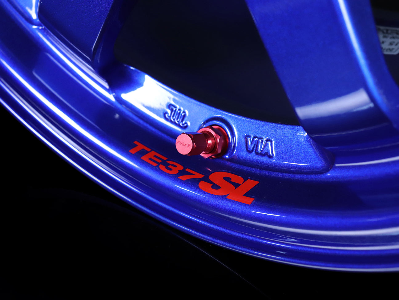 Volk Racing TE37SL Super Lap Edition - Hyper Blue 15x8.0 / 4x100 / +35