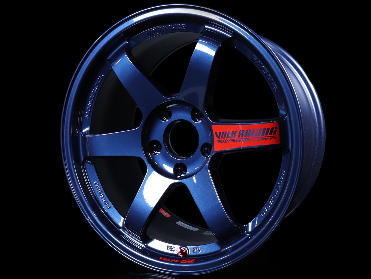 Mag Blue Rims Volk Racing TE37SL Super Lap Edition - Mag Blue 18x9.5 / 5x120 - JHPUSA
