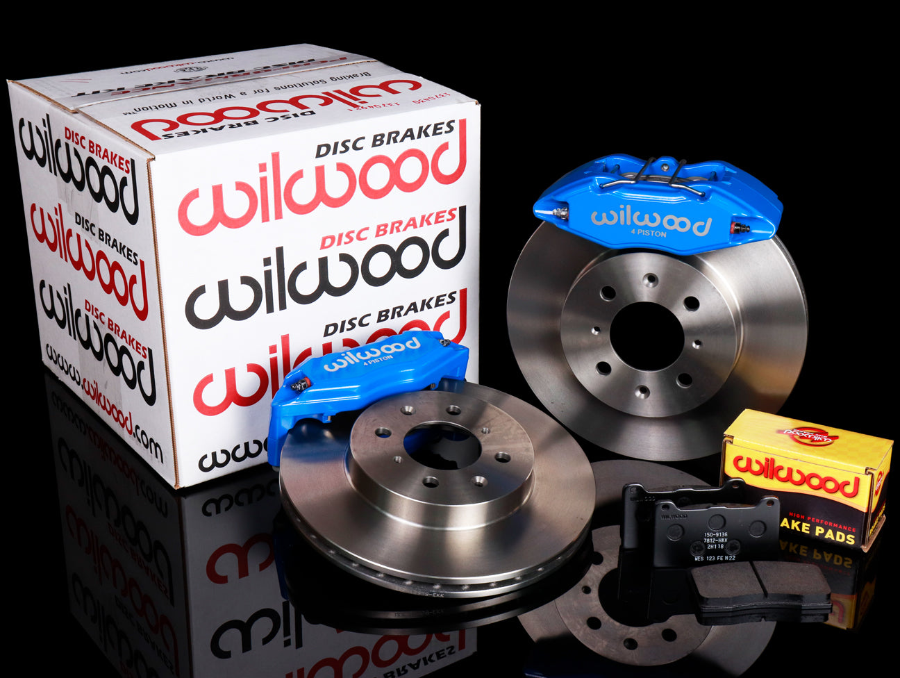 Wilwood big brake caliper kit for stock size brake rotors FIAT 124 Spider,  Spider 2000 and Pininfarina - 1966-1985 FIAT 124 Sport Coupe - 1967-1975