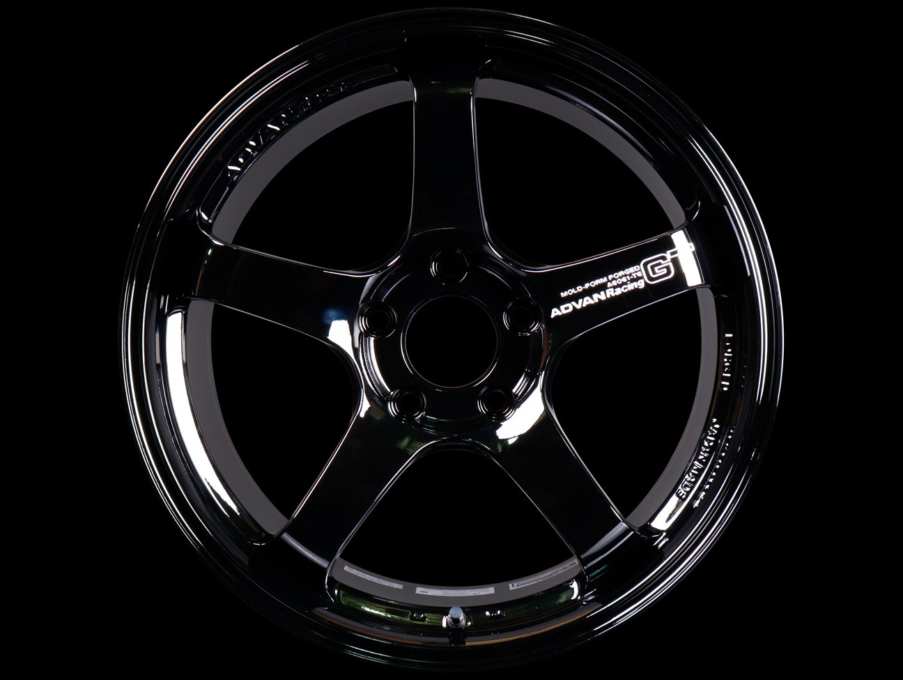 Advan Racing GT Premium Wheels - Gloss Black - 18x9.5 / 5x120 / +38