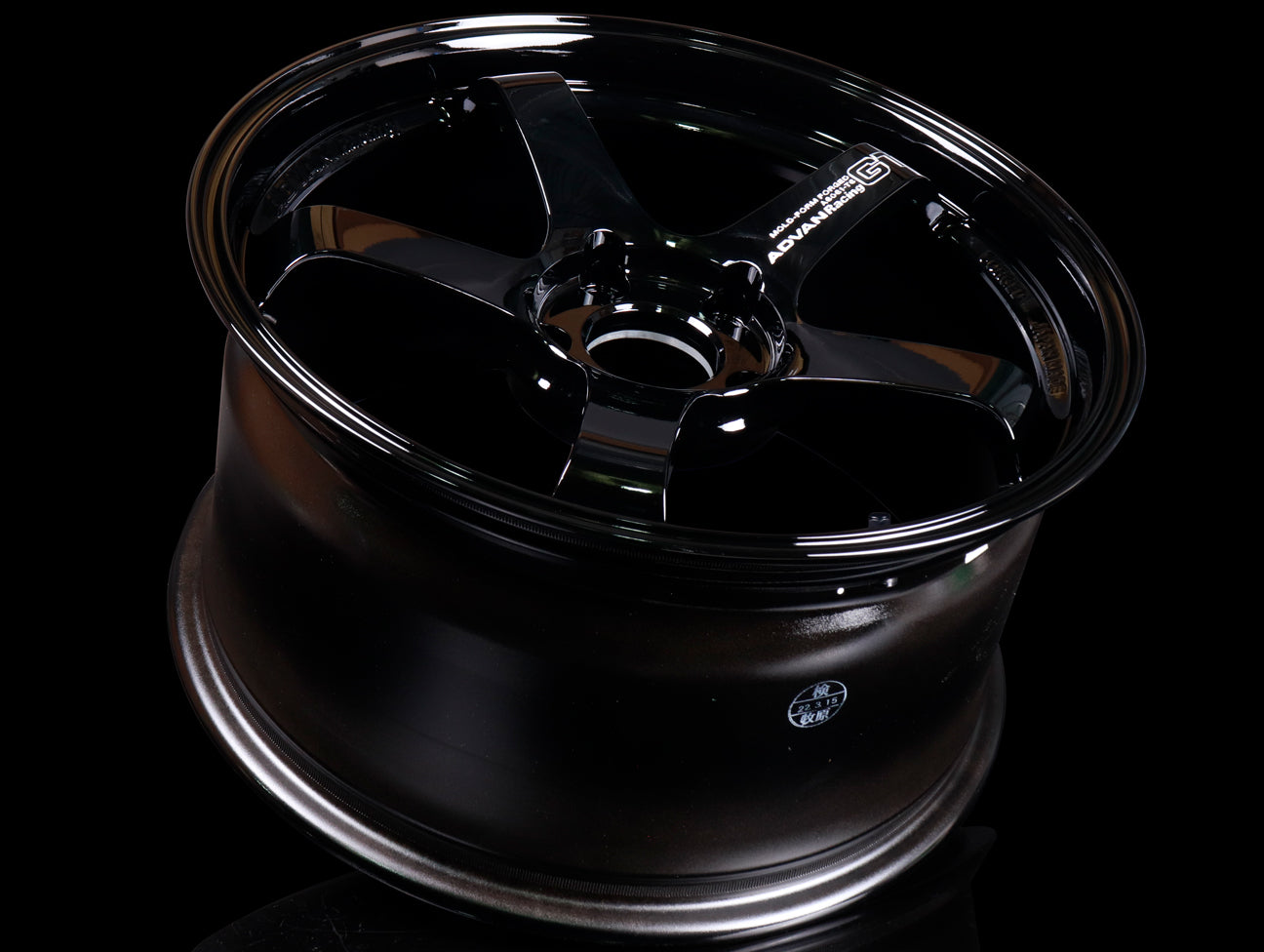 Advan Racing GT Premium Wheels - Gloss Black - 18x9.5 / 5x120 / +38