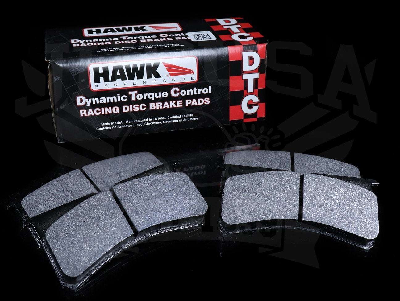 Hawk DTC-60 Front Race Brake Pads - 92-01 Prelude