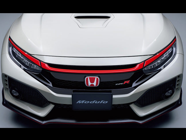 Honda Red Front Grille Garnish Set - 2017+ Civic Type-R (FK8)