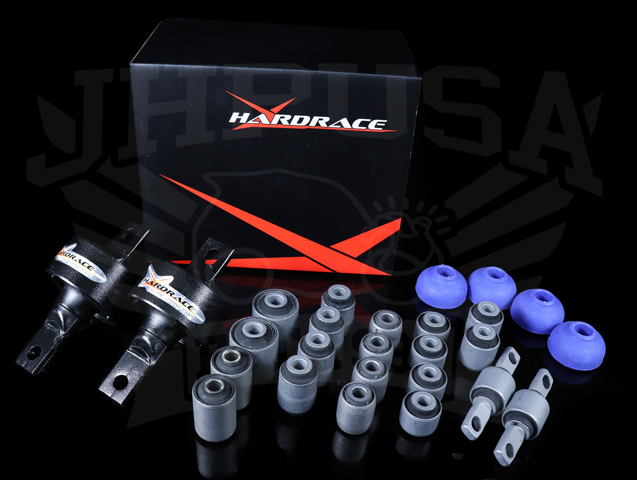 Hardrace Hard Rubber Bushing Set - 88-91 EF Civic/CRX Si