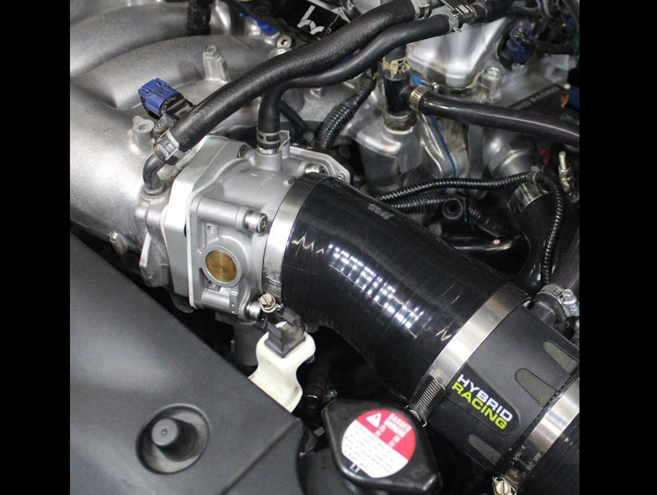 Hybrid Racing ZDX Throttle Body Adapter - 06-15 Civic Si