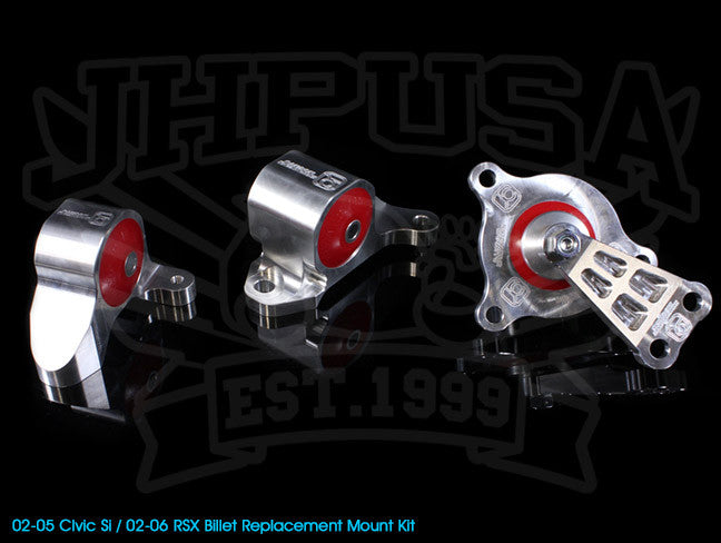 Innovative Billet Replacement Engine Mount Kit - 02-05 Civic Si / 02-06 RSX