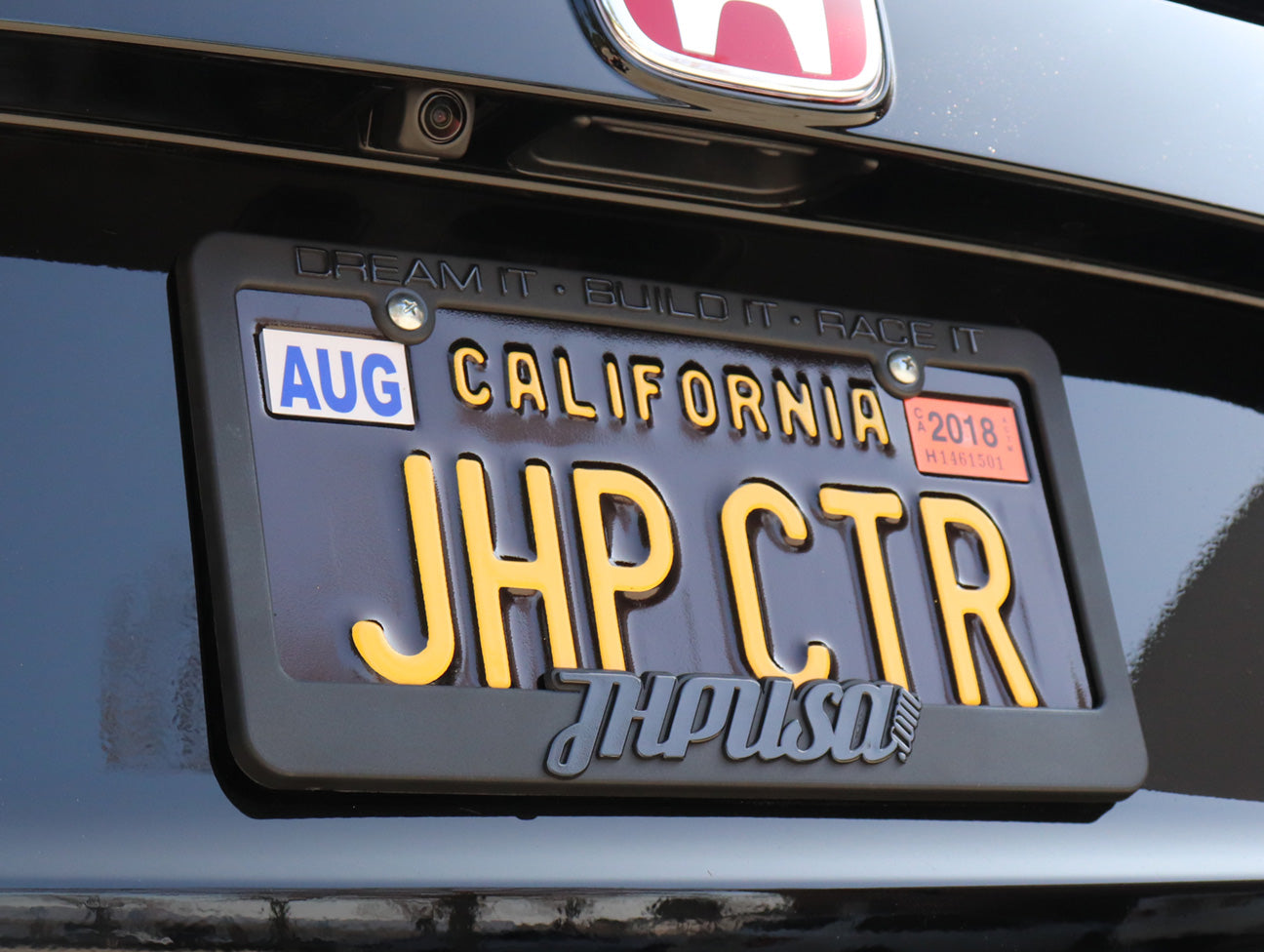 JHPUSA "DBR" License Plate Frame