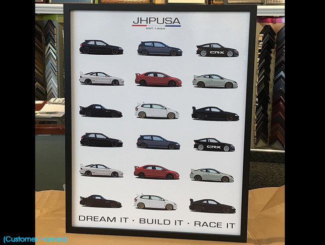 JHPUSA Dream It. Build It. Race It, 21" x 28" Poster