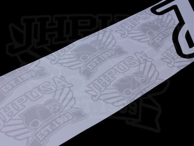 JHPUSA White Universal One Piece Windshield Banner