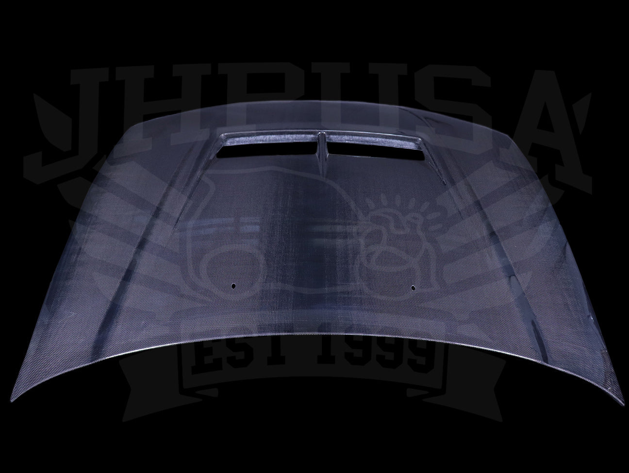 J's Racing Type-S Vented Carbon Fiber Hood - 92-95 Civic