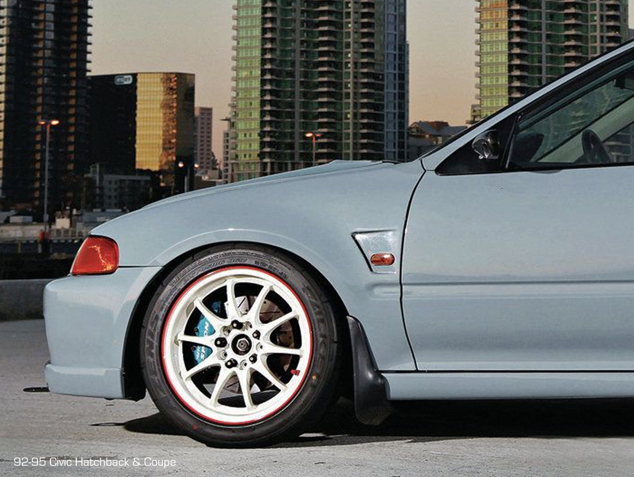 J's Racing Wide Fender Kit - Civic / Integra