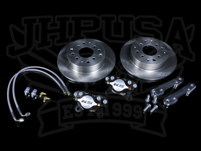 KS Tuned Front Drag Brakes - 92-00 Civic / 94-01 Integra