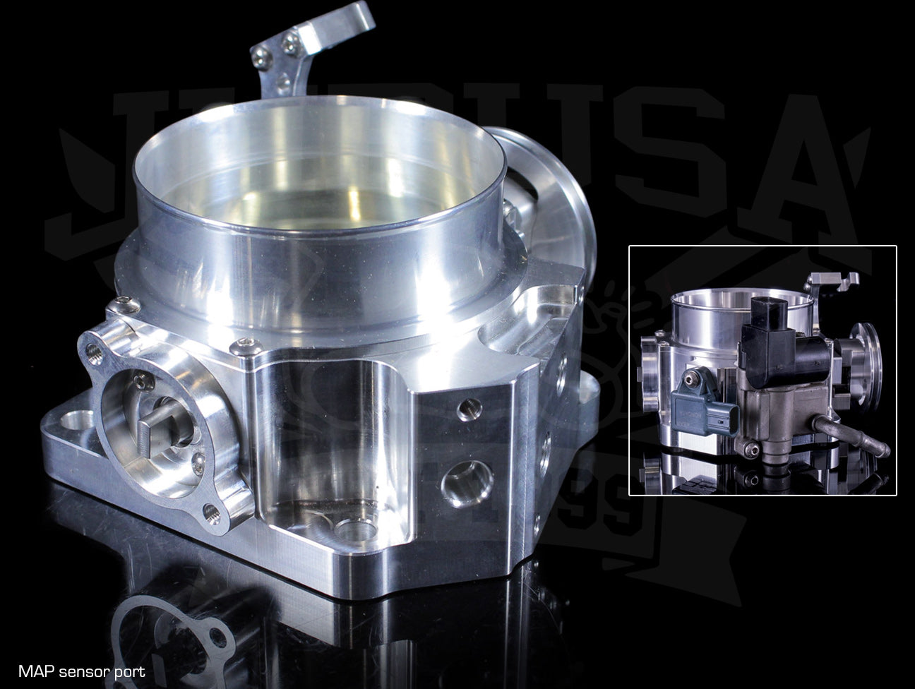 K-Tuned Billet Throttle Body - K-series 80mm w/IACV & MAP Ports