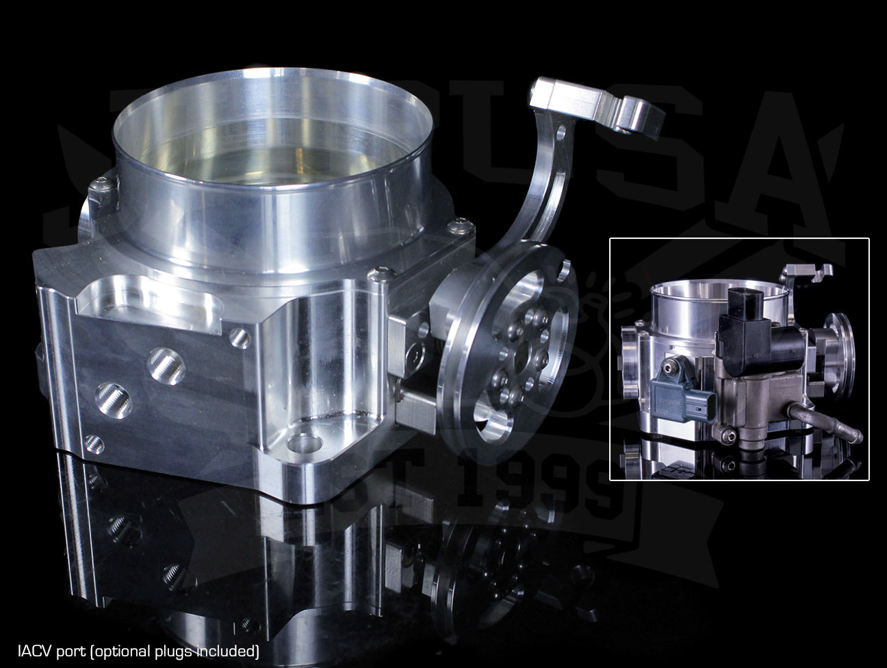 K-Tuned Billet Throttle Body - K-series 80mm w/IACV & MAP Ports