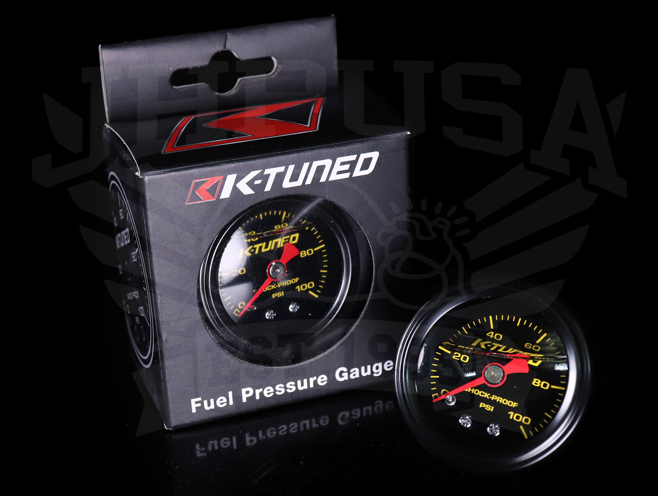 K-Tuned Liquid Filled Fuel Pressure Gauge (0-100psi)