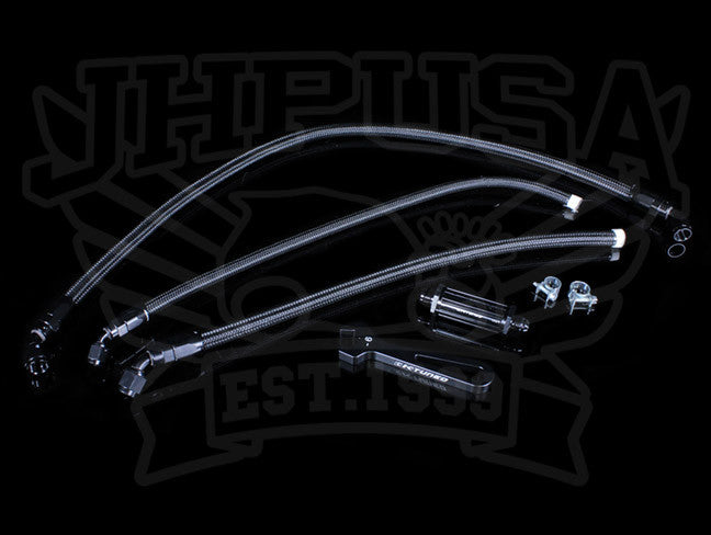 K-Tuned K-swap Center Feed (Tucked) Fuel Line Complete Kit - EG/EK/DC2