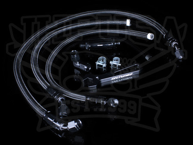 K-Tuned K-swap Center Feed Fuel Line Kit (Inline Filter)