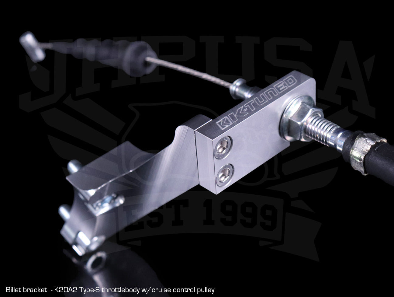 K-Tuned K-series Throttle Cable w/ Billet Bracket - Civic / Integra / RSX