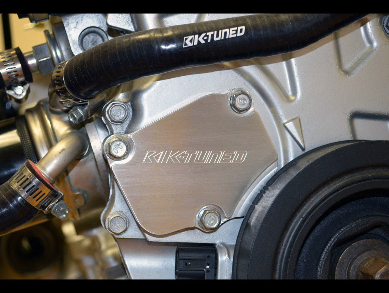 K-Tuned Billet Timing Chain Tensioner Cover Plate - K-series