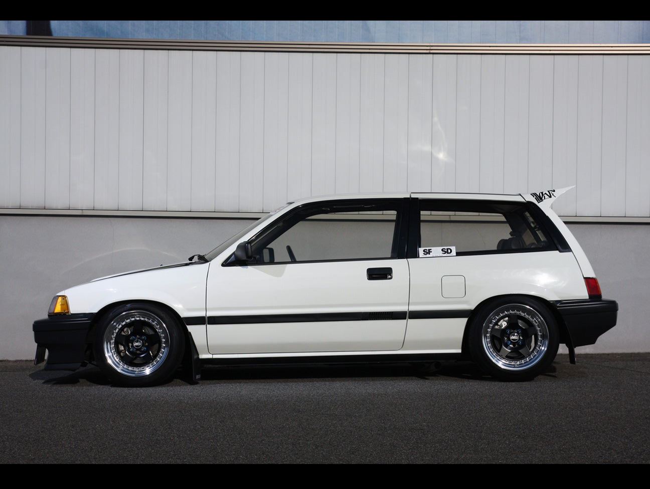 Osaka JDM Rear "Devil Wing" - 84-87 Civic Hatchback