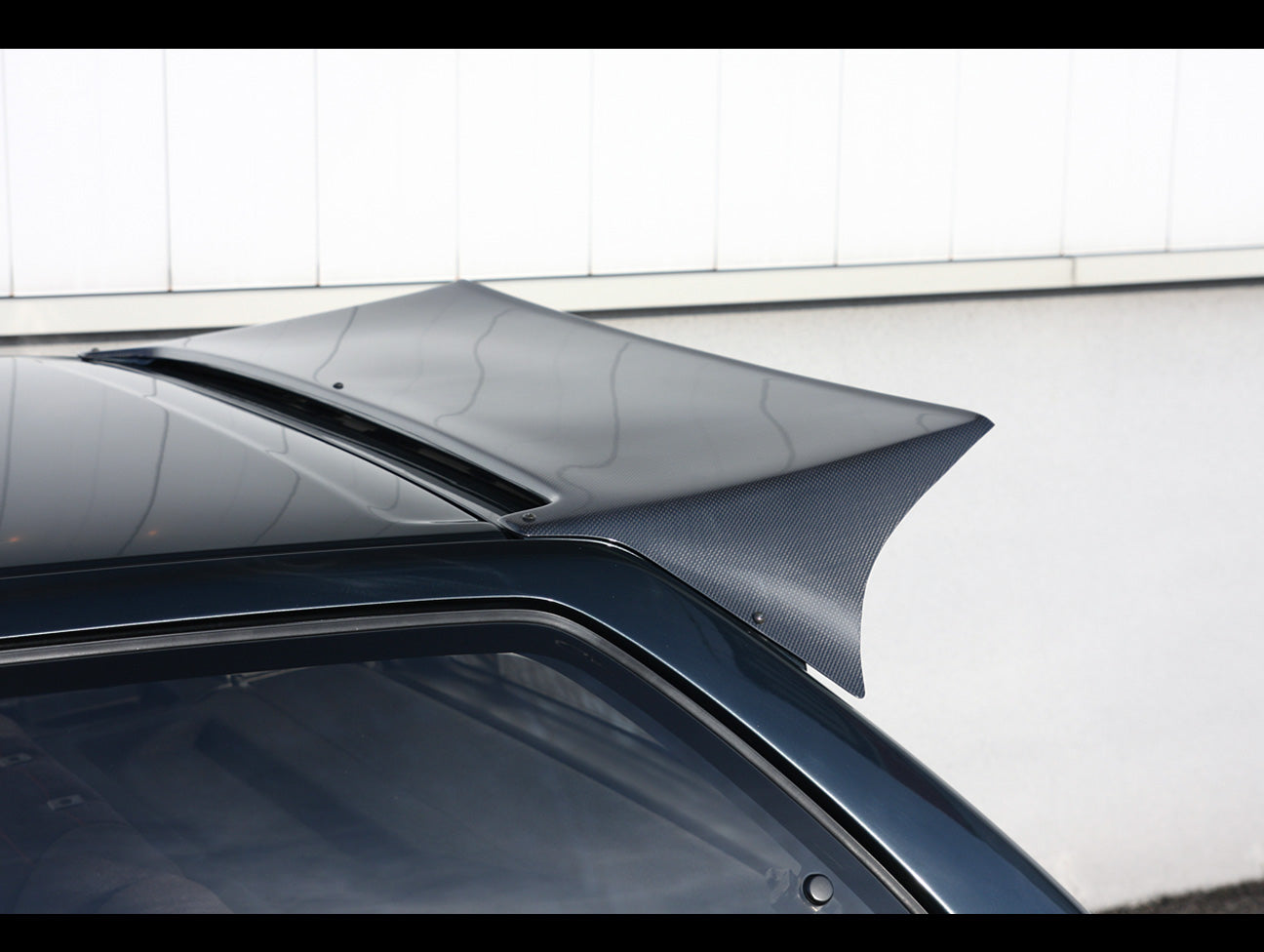 Osaka JDM Rear Carbon Fiber "Devil Wing" - 88-91 Civic Hatchback