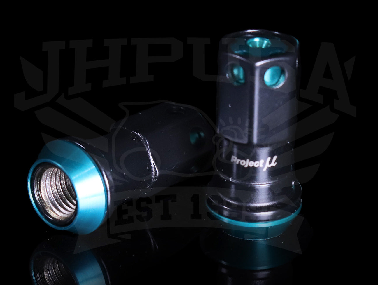 Project Mu Racing Floating Nut II - Black M12x1.50 - JHPUSA