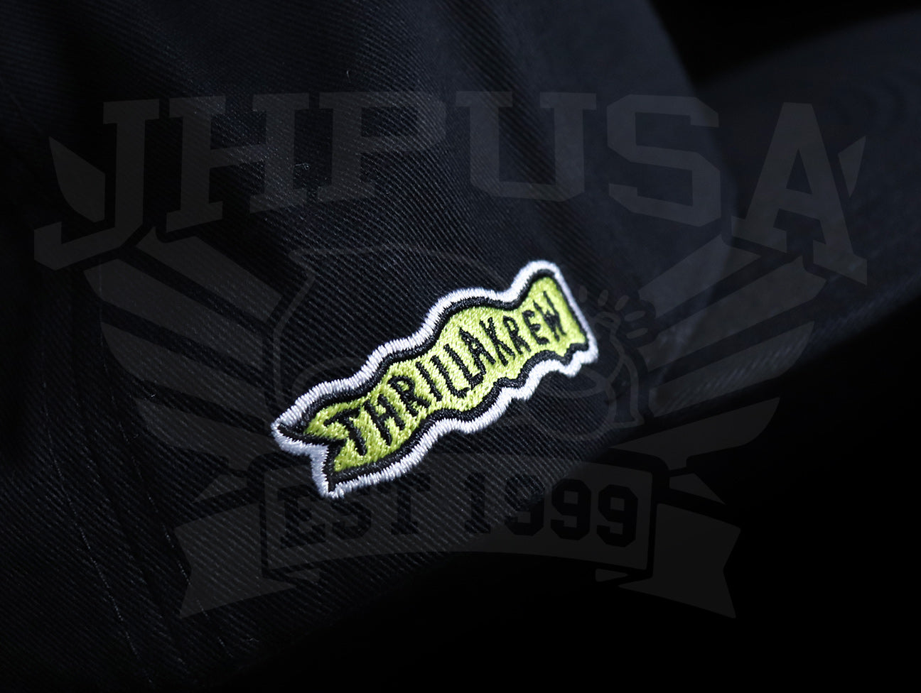 Thrilla Krew Dot Logo Snapback Cap - Black