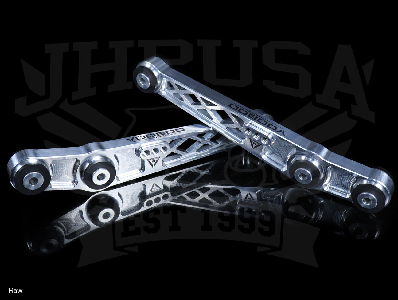 Voodoo 13 Billet Rear Lower Control Arms - 88-95 Civic / 90-01 Integra